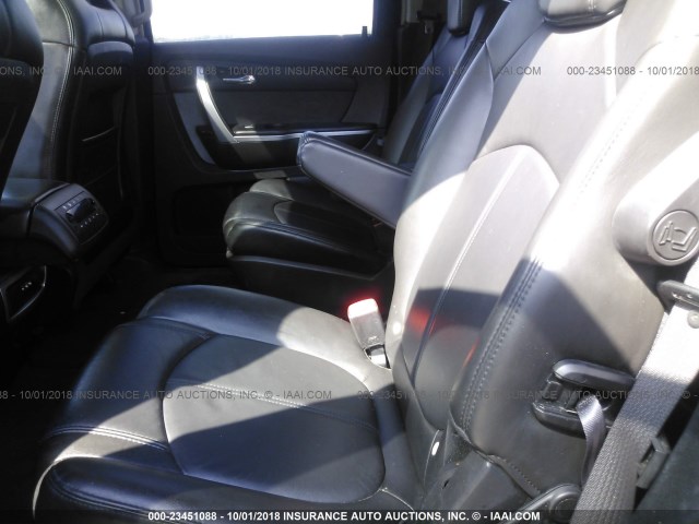 1GKER337X8J227583 - 2008 GMC ACADIA SLT-2 შავი ფოტო 8