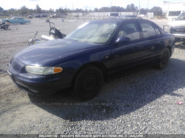 2G4WB52K131136478 - 2003 BUICK REGAL LS Navy photo 2