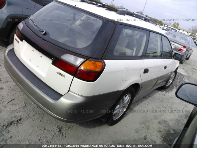 4S3BH675837601559 - 2003 SUBARU LEGACY OUTBACK AWP 白色 照片 4