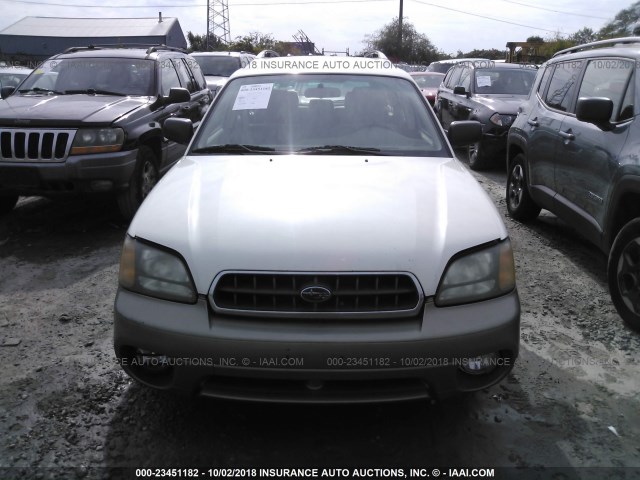 4S3BH675837601559 - 2003 SUBARU LEGACY OUTBACK AWP 白色 照片 6
