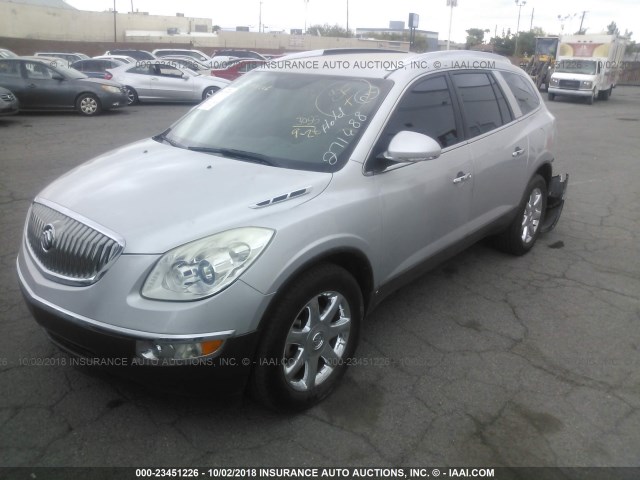 5GALVCED2AJ206848 - 2010 BUICK ENCLAVE CXL 灰色 照片 2