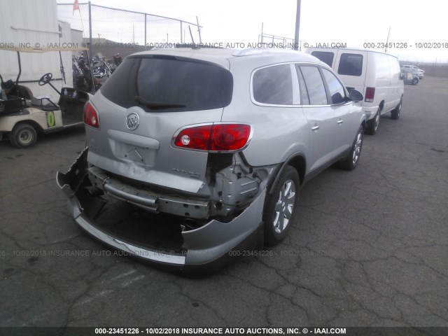 5GALVCED2AJ206848 - 2010 BUICK ENCLAVE CXL GRAY photo 4