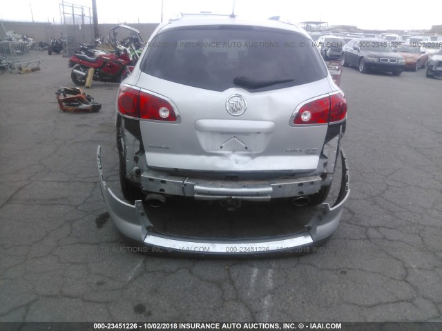 5GALVCED2AJ206848 - 2010 BUICK ENCLAVE CXL 灰色 照片 6