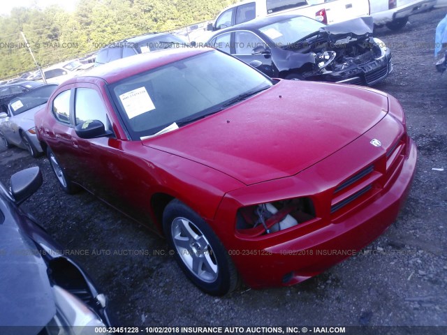 2B3KA43D89H519917 - 2009 DODGE CHARGER RED photo 1