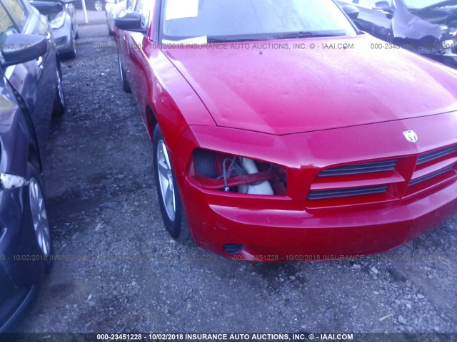 2B3KA43D89H519917 - 2009 DODGE CHARGER Qırmızı foto 6