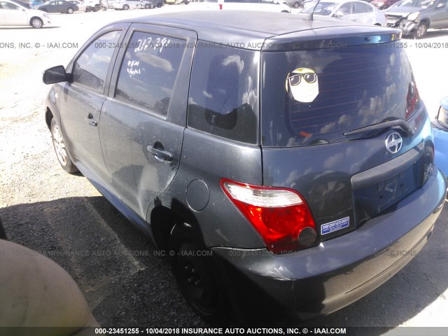 JTKKT624665015397 - 2006 TOYOTA SCION XA ნაცრისფერი ფოტო 3