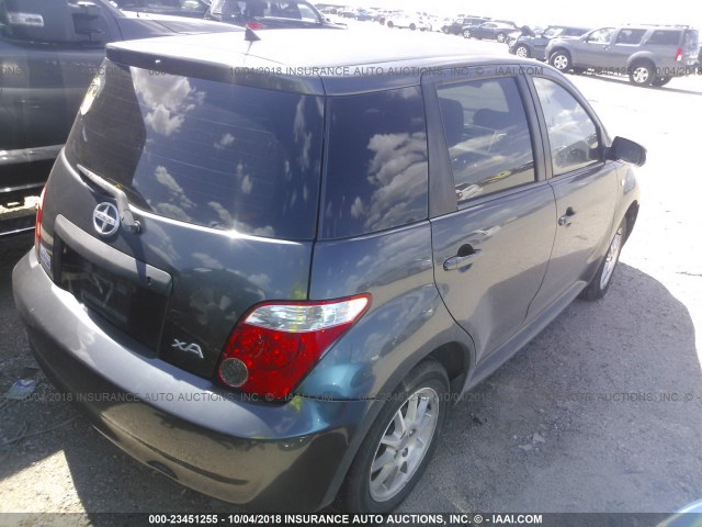 JTKKT624665015397 - 2006 TOYOTA SCION XA ნაცრისფერი ფოტო 4