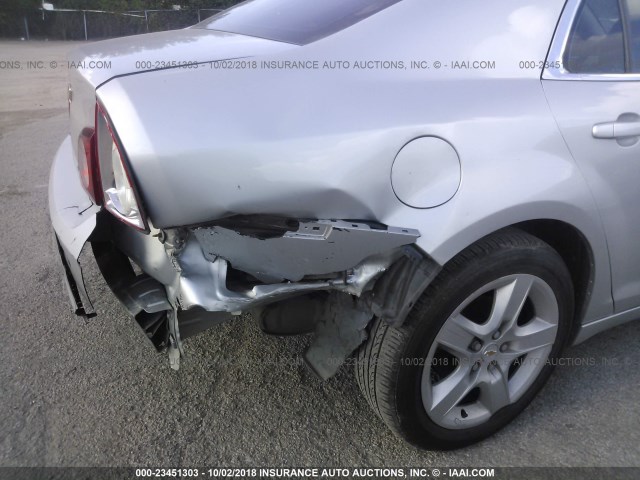 1G1ZG57B29F189390 - 2009 CHEVROLET MALIBU LS SILVER photo 6
