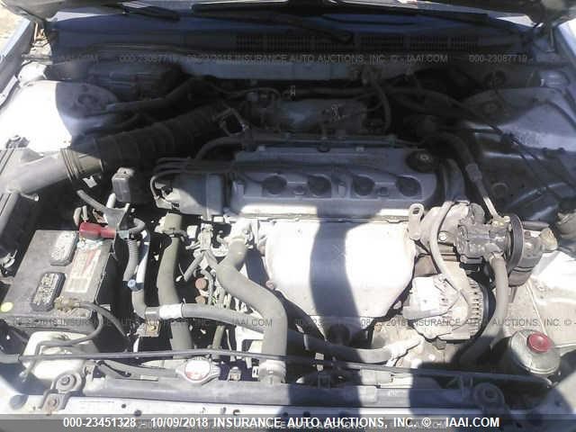 JHMCG66862C018561 - 2002 HONDA ACCORD EX/SE GRAY photo 10