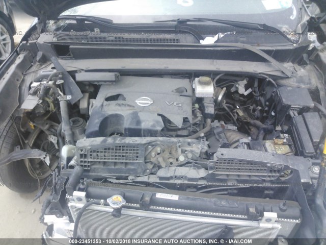 5N1AR2MM7FC663779 - 2015 NISSAN PATHFINDER S/SV/SL/PLATINUM BLACK photo 10