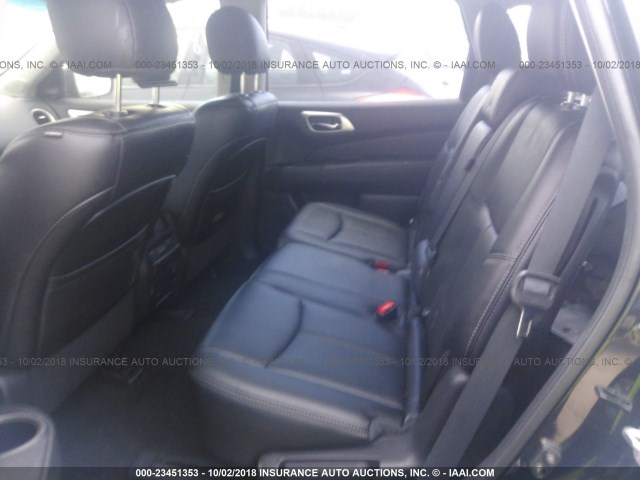 5N1AR2MM7FC663779 - 2015 NISSAN PATHFINDER S/SV/SL/PLATINUM BLACK photo 8