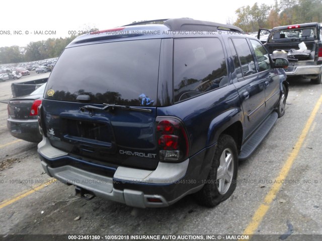 1GNET16S236166962 - 2003 CHEVROLET TRAILBLAZER EXT BLUE photo 4