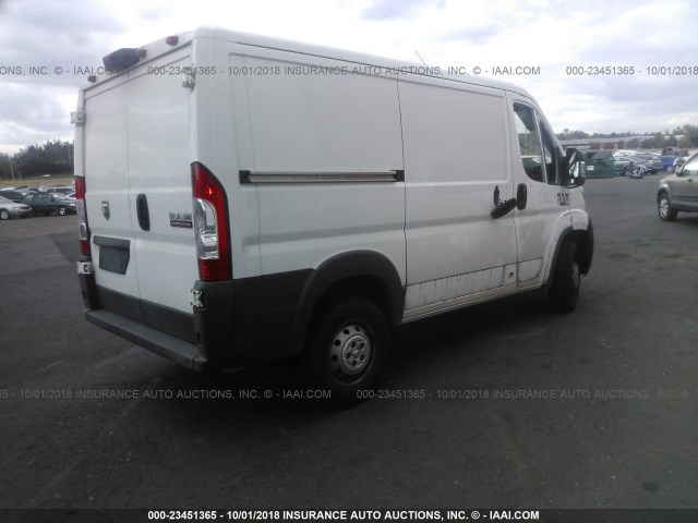 3C6TRVNGXFE510546 - 2015 RAM PROMASTER 1500 1500 STANDARD WHITE photo 4