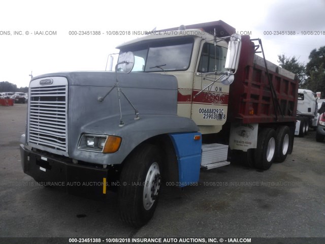 1FUPDCYB5PH417824 - 1993 FREIGHTLINER CONVENTIONAL FLD120 RED photo 2