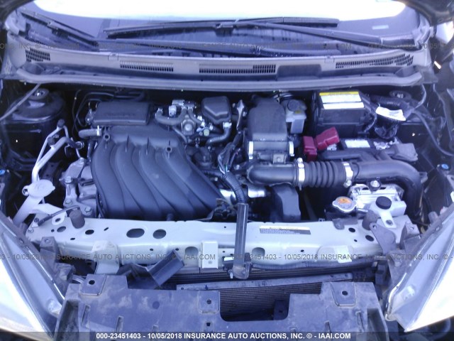 3N1CE2CP0HL361507 - 2017 NISSAN VERSA NOTE S/S PLUS/SV/SL/SR BLACK photo 10