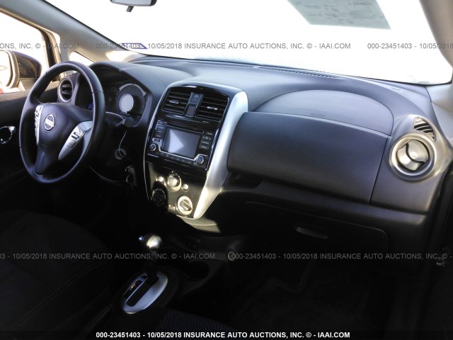 3N1CE2CP0HL361507 - 2017 NISSAN VERSA NOTE S/S PLUS/SV/SL/SR BLACK photo 5