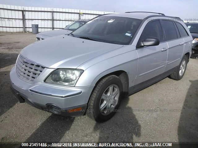 2C4GM68405R654460 - 2005 CHRYSLER PACIFICA TOURING SILVER photo 2
