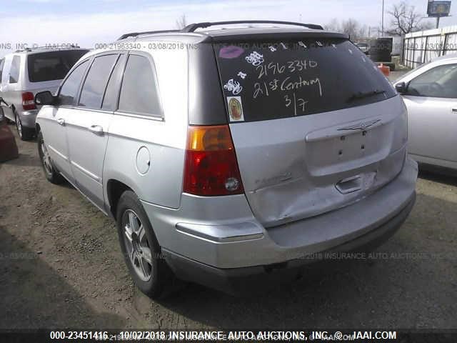 2C4GM68405R654460 - 2005 CHRYSLER PACIFICA TOURING SILVER photo 3