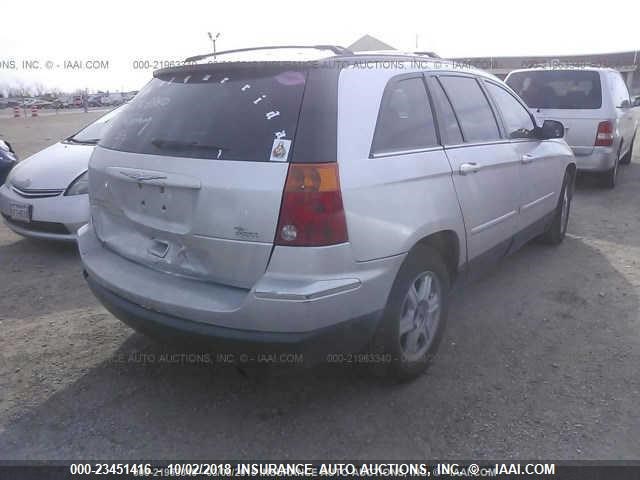 2C4GM68405R654460 - 2005 CHRYSLER PACIFICA TOURING SILVER photo 4