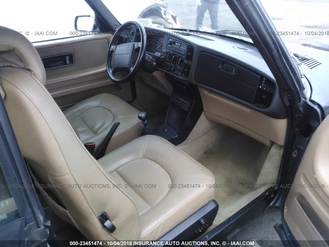 YS3AL75L8P7000698 - 1993 SAAB 900 GREEN photo 5