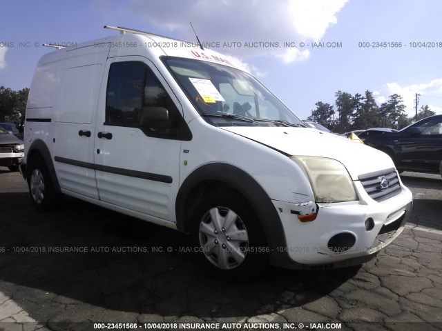 NM0LS7DN1AT012046 - 2010 FORD TRANSIT CONNECT XLT WHITE photo 1