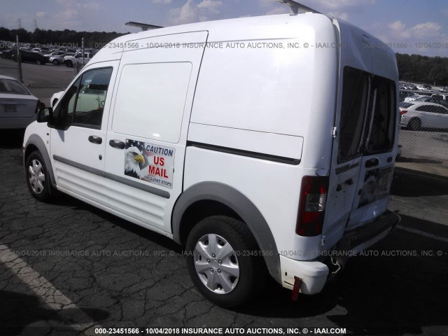 NM0LS7DN1AT012046 - 2010 FORD TRANSIT CONNECT XLT WHITE photo 3