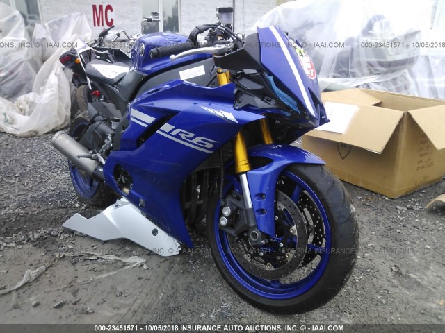 JYARJ28E8HA000300 - 2017 YAMAHA YZFR6 BLUE photo 1