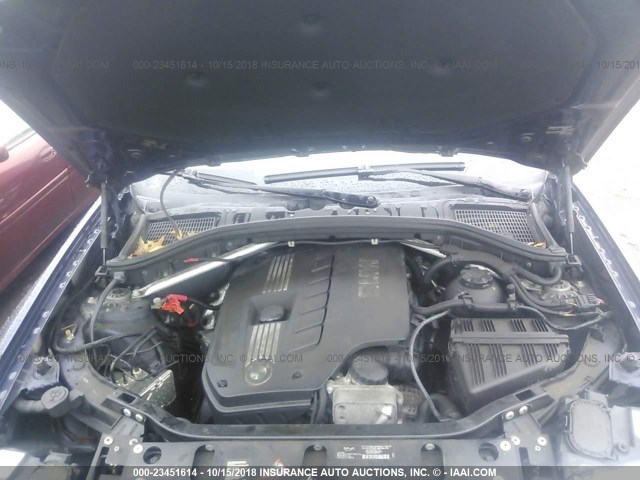 5UXWX5C59CL727682 - 2012 BMW X3 XDRIVE28I BLUE photo 10