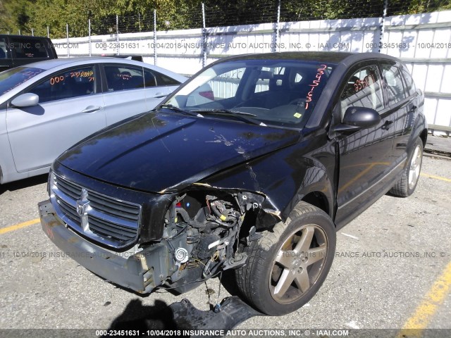 1B3HB78K28D641040 - 2008 DODGE CALIBER R/T BLACK photo 2