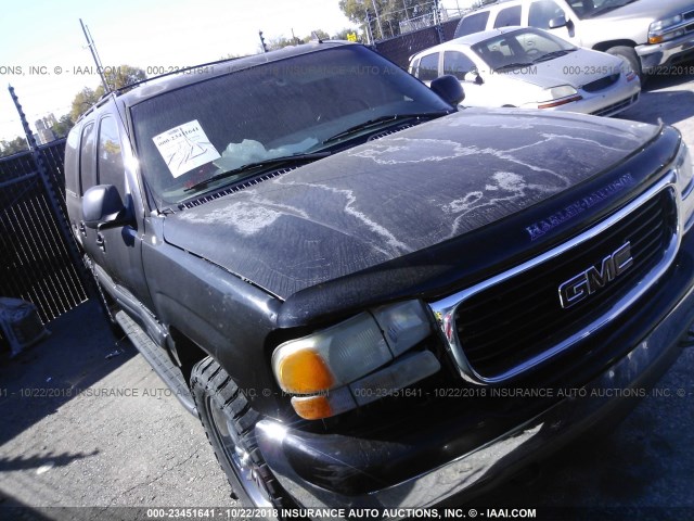 1GKFK16Z76J140053 - 2006 GMC YUKON XL K1500 BLACK photo 1