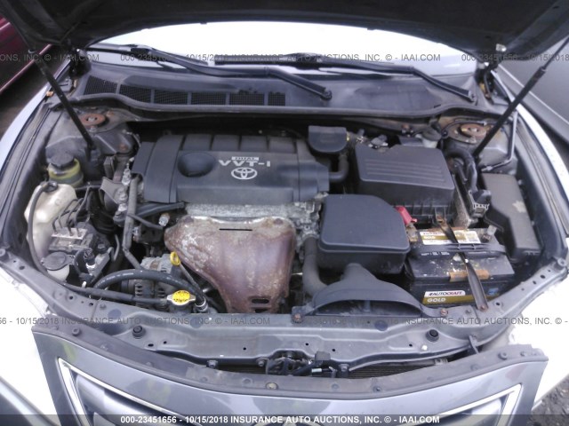 4T1BF3EK4AU021992 - 2010 TOYOTA CAMRY SE/LE/XLE GRAY photo 10