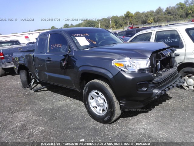 5TFRX5GN2HX078784 - 2017 TOYOTA TACOMA ACCESS CAB/SR/SR5 GRAY photo 1