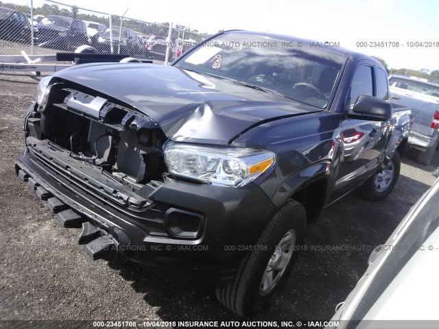 5TFRX5GN2HX078784 - 2017 TOYOTA TACOMA ACCESS CAB/SR/SR5 灰色 照片 2