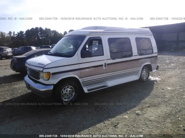 1FDEE14N6PHB84662 - 1993 FORD ECONOLINE E150 VAN WHITE photo 2