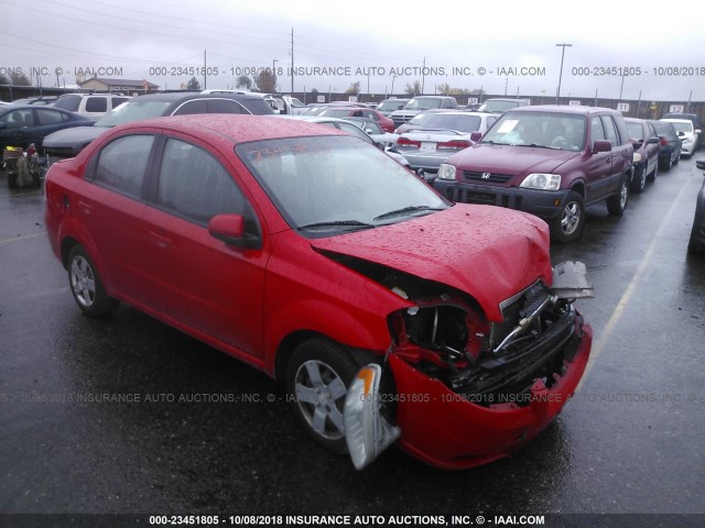 KL1TD5DE1AB065893 - 2010 CHEVROLET AVEO LS/LT Կարմիր լուսանկար 1