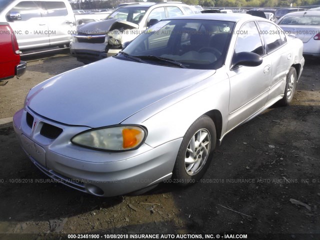 1G2NF52F04M525873 - 2004 PONTIAC GRAND AM SE1 SILVER photo 2