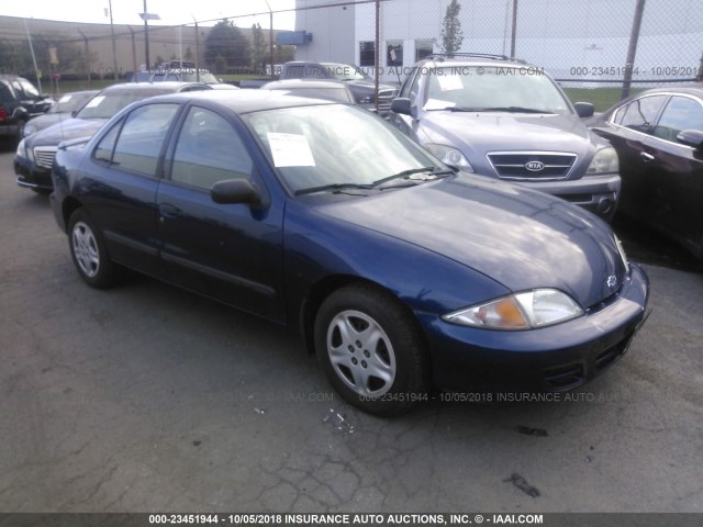 1G1JF524727140436 - 2002 CHEVROLET CAVALIER LS Dark Blue photo 1