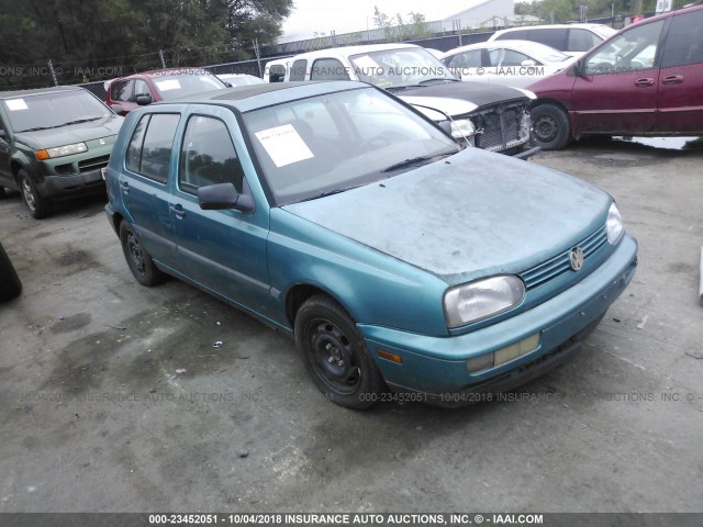 3VWFA21H0RM010283 - 1994 VOLKSWAGEN GOLF III GL GREEN photo 1