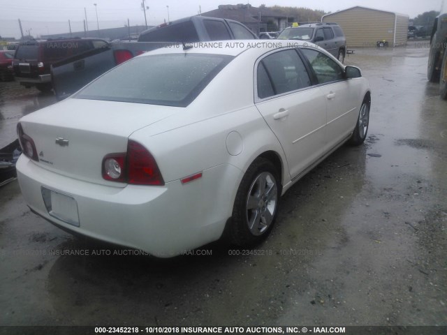 1G1ZC5E12BF237210 - 2011 CHEVROLET MALIBU 1LT WHITE photo 4