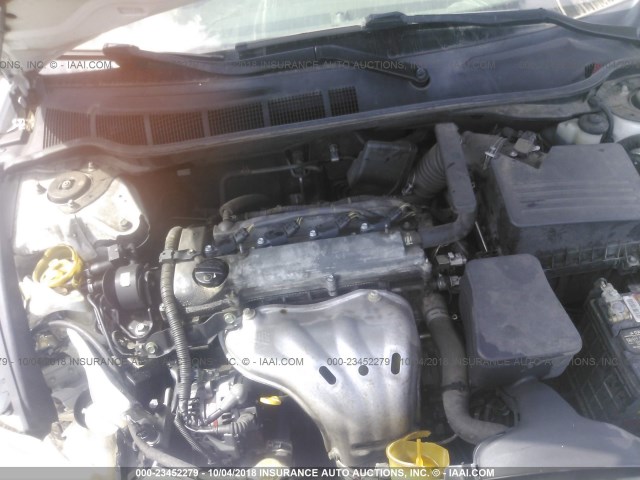 4T4BE46K89R054390 - 2009 TOYOTA CAMRY SE/LE/XLE WHITE photo 10