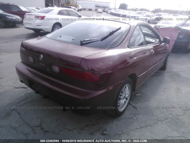 JH4DC4458SS011355 - 1995 ACURA INTEGRA LS RED photo 4