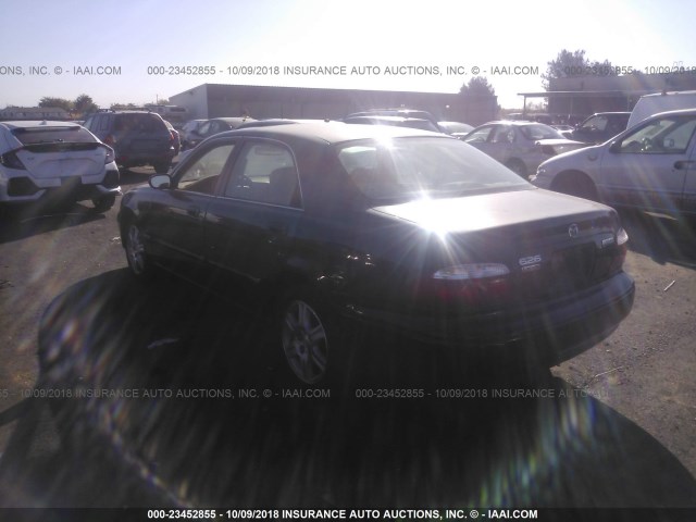 1YVGF22DX15252748 - 2001 MAZDA 626 BLACK photo 3