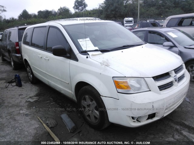 2D8HN44E59R541938 - 2009 DODGE GRAND CARAVAN SE WHITE photo 1