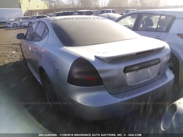 2G2WR524441151368 - 2004 PONTIAC GRAND PRIX GTP ვერცხლისფერი ფოტო 3