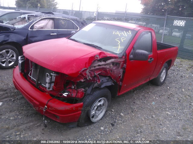 1GCCS149188116519 - 2008 CHEVROLET COLORADO RED photo 2