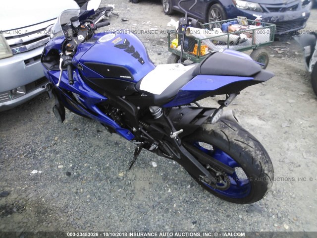 JYARJ28E7JA002562 - 2018 YAMAHA YZFR6 BLUE photo 3