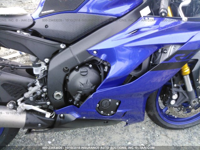 JYARJ28E7JA002562 - 2018 YAMAHA YZFR6 BLUE photo 8