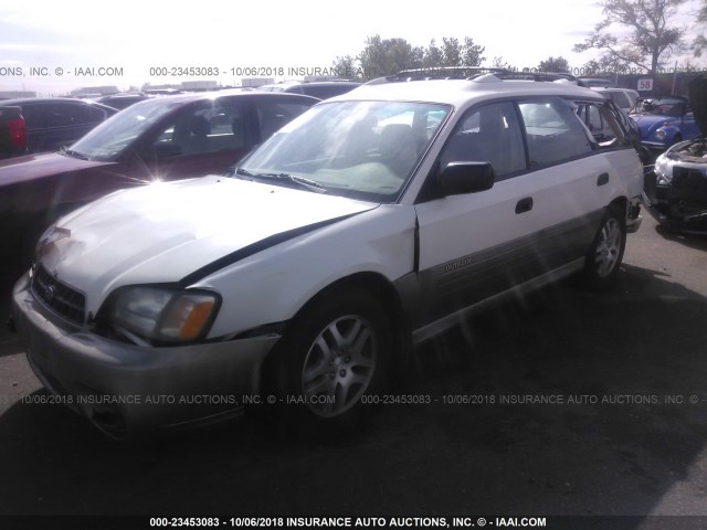 4S3BH675837652611 - 2003 SUBARU LEGACY OUTBACK AWP 白色 照片 2
