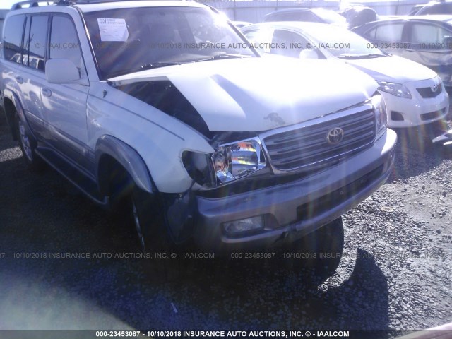 JTEHT05J332047314 - 2003 TOYOTA LAND CRUISER  WHITE photo 6