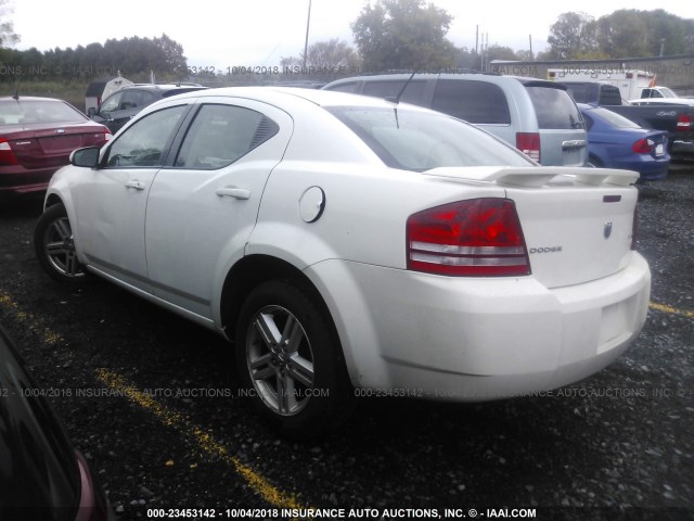 1B3LC56B19N553607 - 2009 DODGE AVENGER SXT/R/T WHITE photo 3